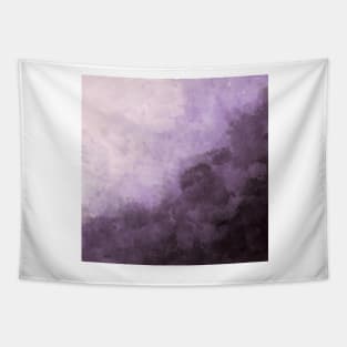 Purple Watercolor Cloud Painting Tapestry