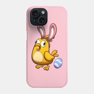 Cute Little Easter Chick With Bunny Ears Phone Case