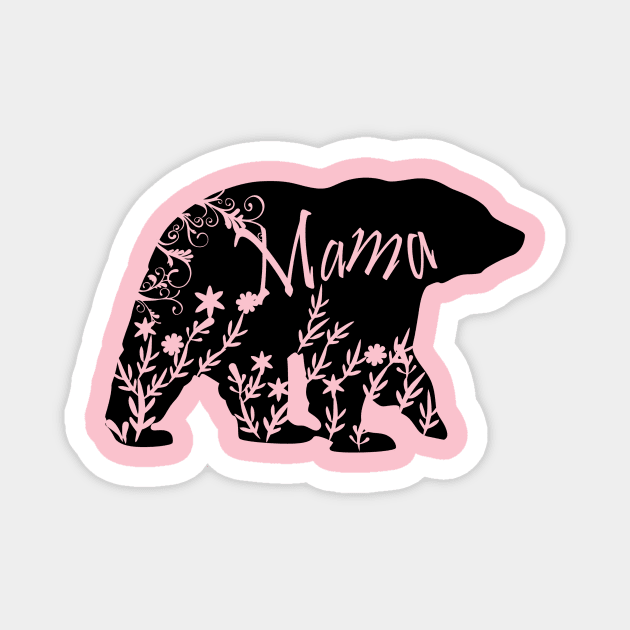 Mama Bear Magnet by KwaaiKraai