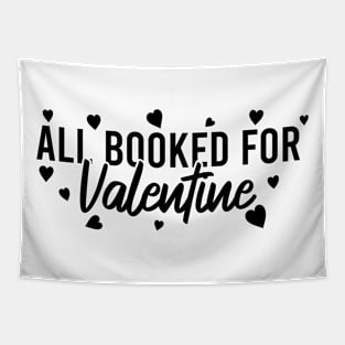 All Booked For Valentine Tapestry