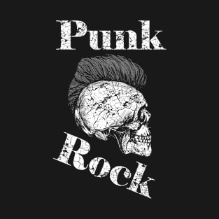 Punk Rock Iro-Skull, gray T-Shirt