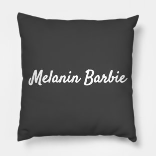 Melanin Barbie Black Girl Magic T-Shirt Pillow