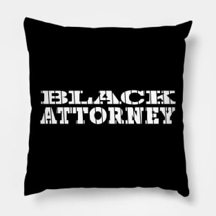 Black Lawyer Pillow