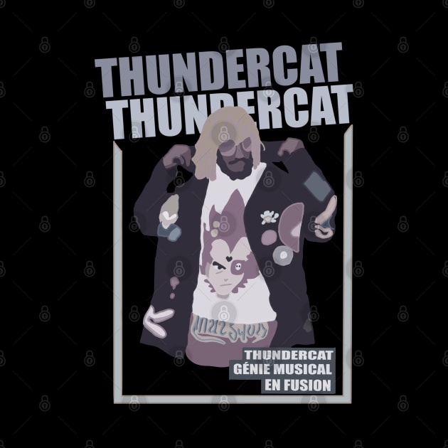 Thundercat Retro Monotone Design by The Collection