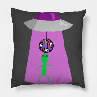 Alien Dance Party Pillow