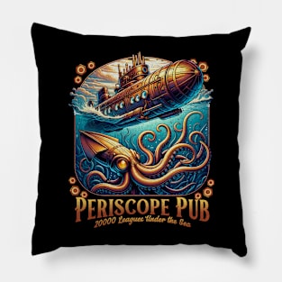 The Periscope Pub Aboard the Treasure Cruise Ship Pillow