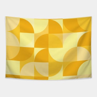 Modern Geometric (Yellow Pepper) Tapestry