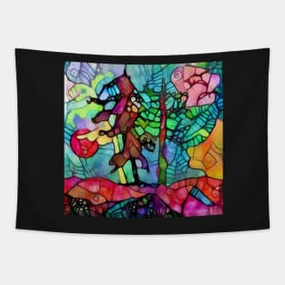 True North Stained Glass Tapestry