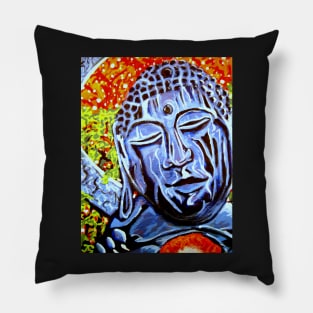 Twilight Buddha Bear Pillow