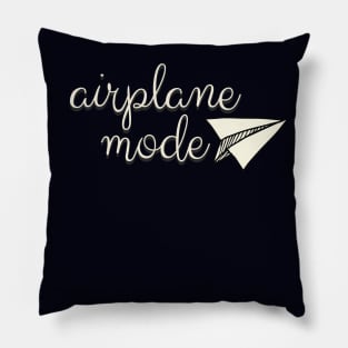 Airplane mode Pillow