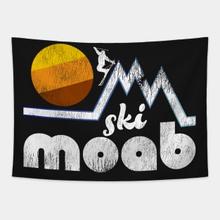 Retro Ski Moab Tapestry