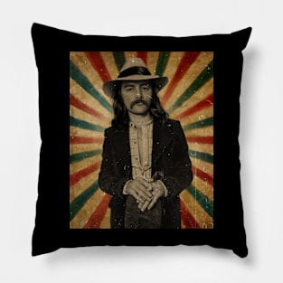 RIP Dickey Betts // Photo Vintage Retro Pillow