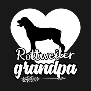 Proud Pugs Grandpa Heart Arrow Father's Day T-Shirt