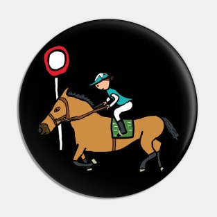 Horse Racing Pin