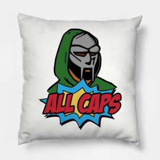 MF DOOM - ALL CAPS Pillow