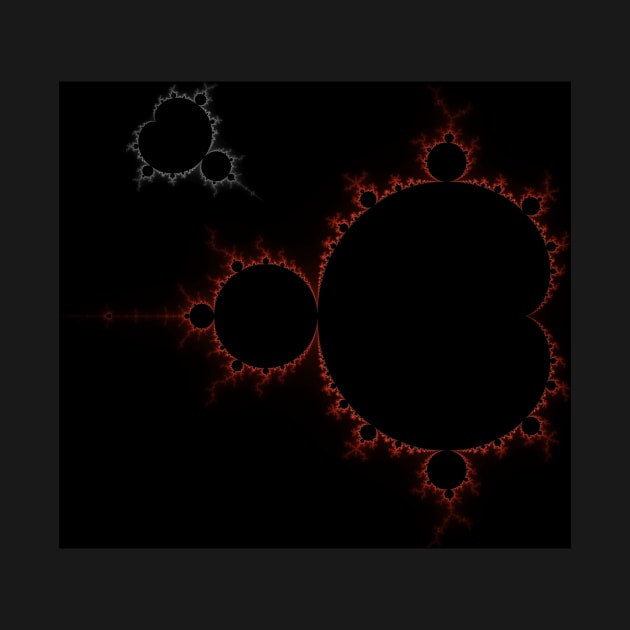 Mandelbrot Set Fractal Simple I red hue by mandelbrot