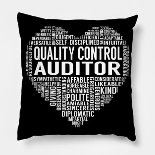 Quality Control Auditor Heart Pillow