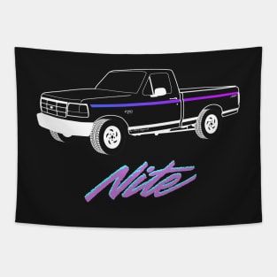 1992-1996 F150 Nite Edition White Print Tapestry