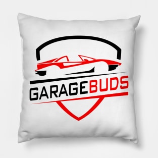 Garage Buds dark logo Pillow