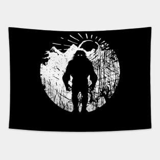 Bigfoot Mountain Sunset Tapestry