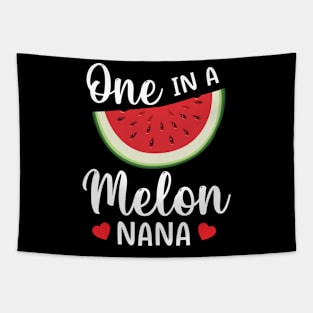 Watermelon One In A Melon Nana Grandma Grandson Daughter Mom Tapestry