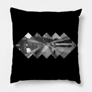 The Bridge Geometric Design Pillow