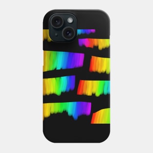 Watercolour rainbow pattern Phone Case