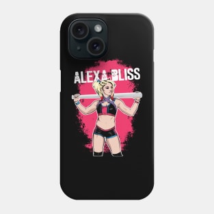 Alexa Bliss with stick Phone Case