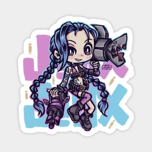 jinx chibi Magnet