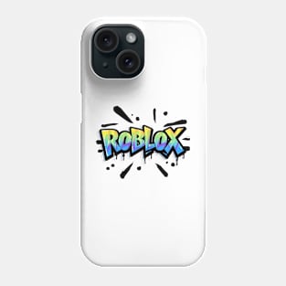 Roblox Personalised Phone Case Black Plastic 