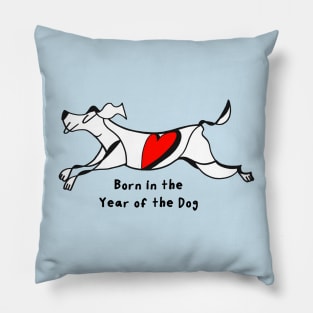 Born in the Year of the Dog Pillow