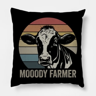 Moody farmer Pillow