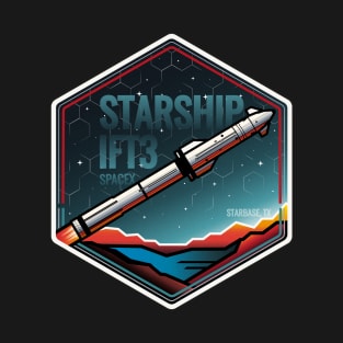 SpaceX Starship mission Patch T-Shirt