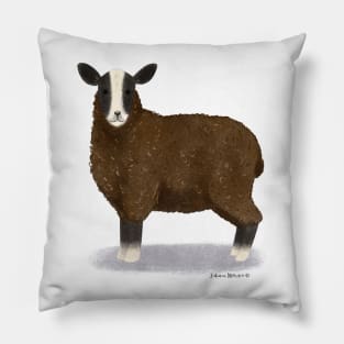 Zwartbles Sheep Pillow