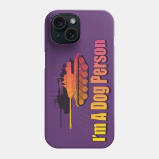 I'm a dog person synthwave edition. M41 Walker Bulldog Phone Case