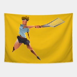 Tennis Player Tapestry