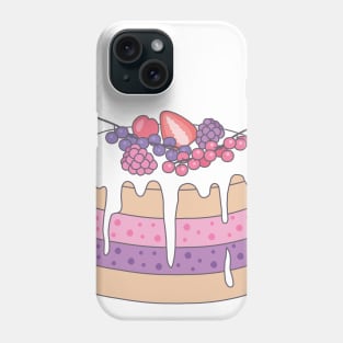 Mixed Berry Layered Cake Phone Case