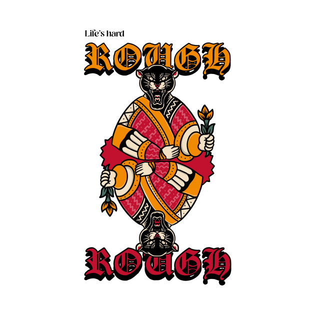 Rough by Vintage Oldschool Apparel 