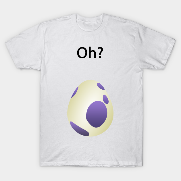 Monster GO 10km Egg - Black Text - Egg - T-Shirt