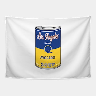 LA Rams Soup Can Tapestry