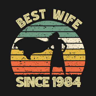 Best wife since 1984 - 1984 Birthday gift T-Shirt