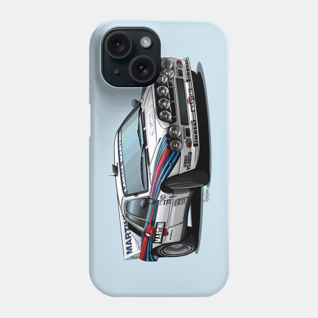 Lancia 037 Group B Phone Case by Mario Ramos Rally Art