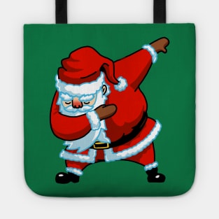 Rad Snowboard Santa Claus T-shirt Dab Santa Christmas Gift Tote