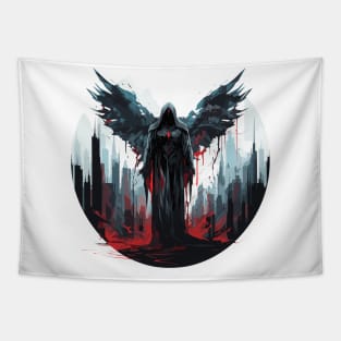 Angel Darkness Fantastic Otherworldly Creature Tapestry