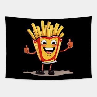 kawaii french fries T-Shirt cute potatofood Tapestry