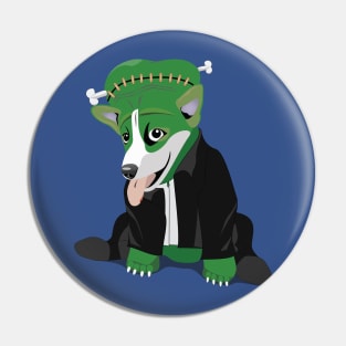 Corgi Frankenstein Pin