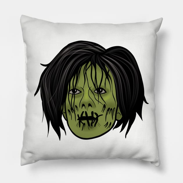 Billy Butcherson Hocus Pocus Pillow by Drawn2life