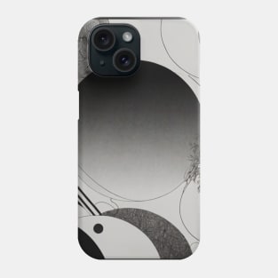 Black And White Circles Phone Case