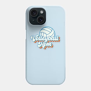 Retro Volleyball Mom Sports Team Group Cool Volleyball Mama Phone Case