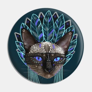 Janssen the Cat tribal Pin